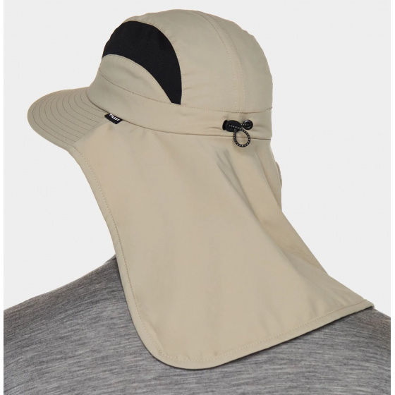 Casquette Tissu Recyclé Cache-Nuque Taupe UPF50+ - Tilley