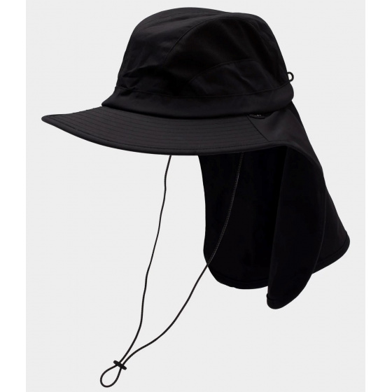 Casquette Tissu Recyclé Cache-Nuque Noir UPF50+ - Tilley Casquette Tissu Recyclé Cache-Nuque Noir UPF50+ - Tilley