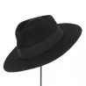 Chapeau Fedora Grand Bord "The Mirage" Noir - Traclet