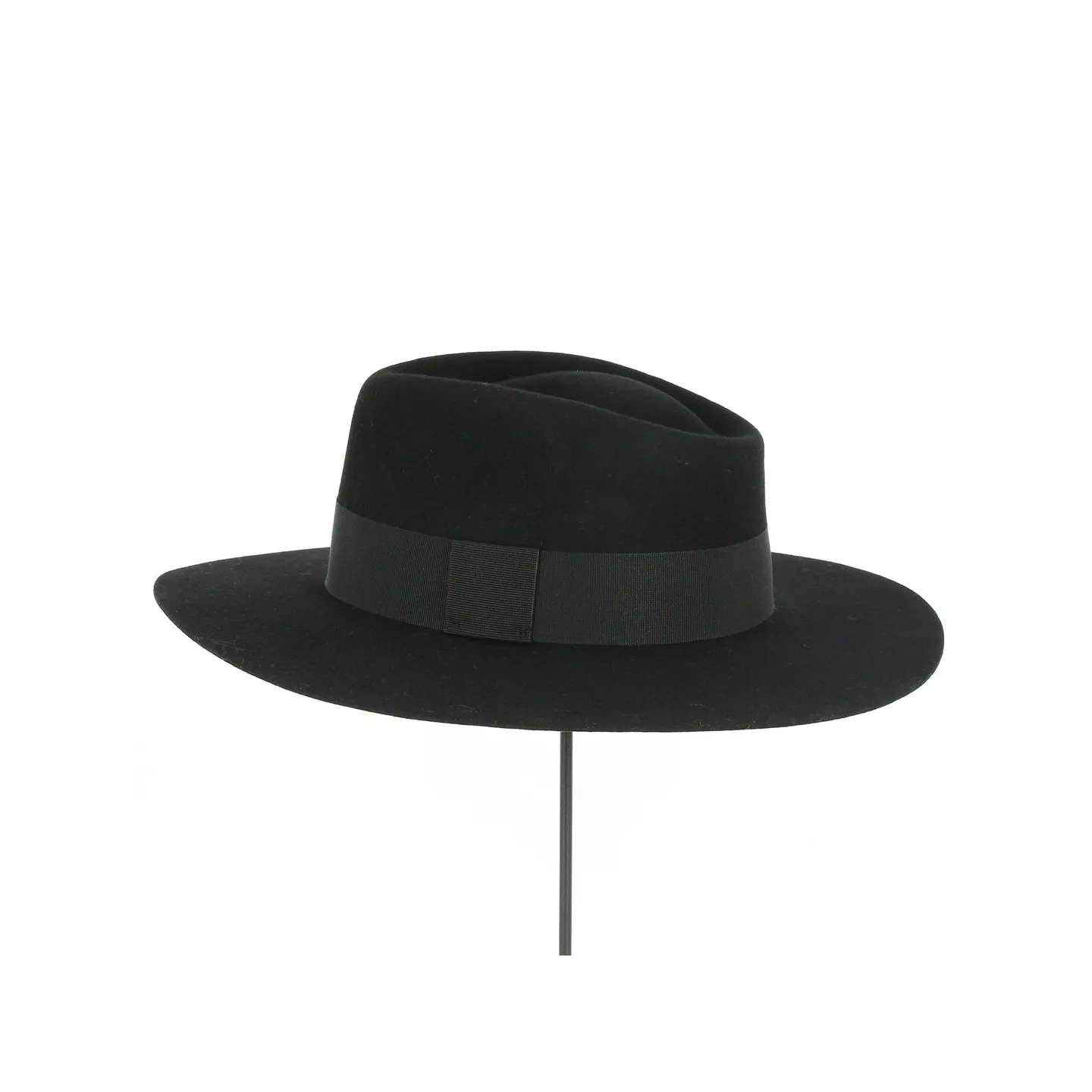 Chapeau Fedora Grand Bord "The Mirage" Noir - Traclet