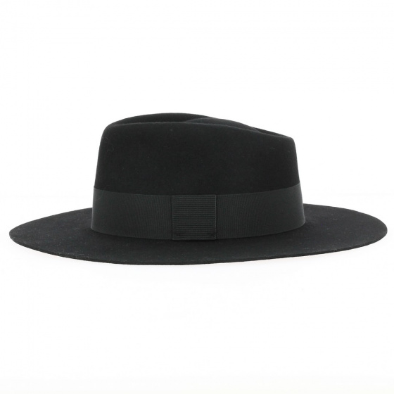 Fedora Grand Bord Hat "The Mirage" Black - Traclet