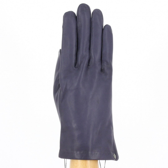 Gants Femme Cuir Doublé Soie bleu royal - Isotoner Gants Femme Cuir Doublé Soie bleu royal - Isotoner