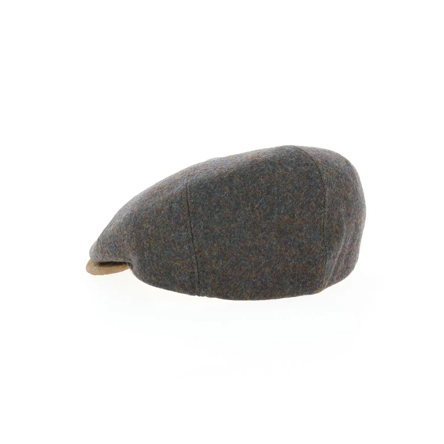 Casquette Plate Oxford Laine Marron - Traclet