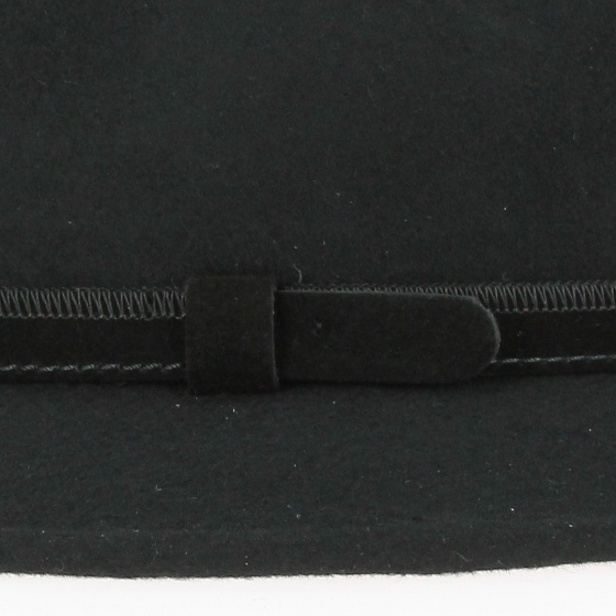 Traveller Hat Dijon Wool Felt Black - Traclet