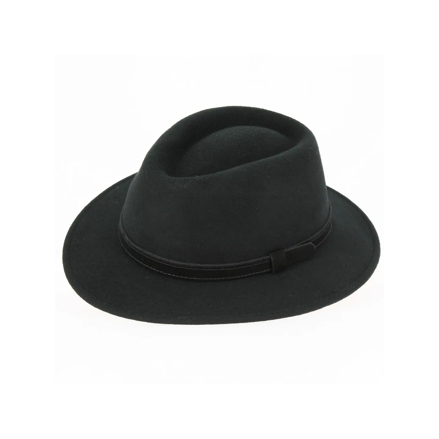 Traveller Hat Dijon Wool Felt Black - Traclet