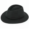 Traveller Hat Dijon Wool Felt Black - Traclet