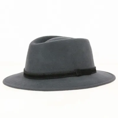 Chapeau Traveller Feutre Laine Dijon Gris - Traclet
