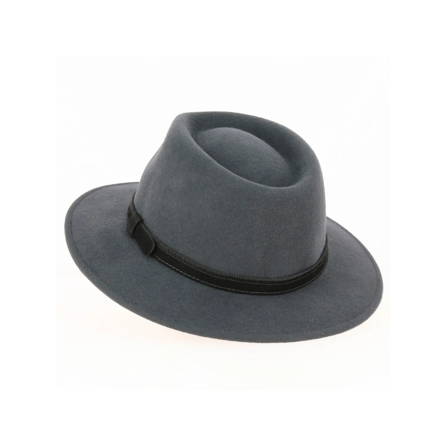 Gray Dijon Wool Felt Traveller Hat - Traclet Reference: 17361 | Traclet Hat Shop