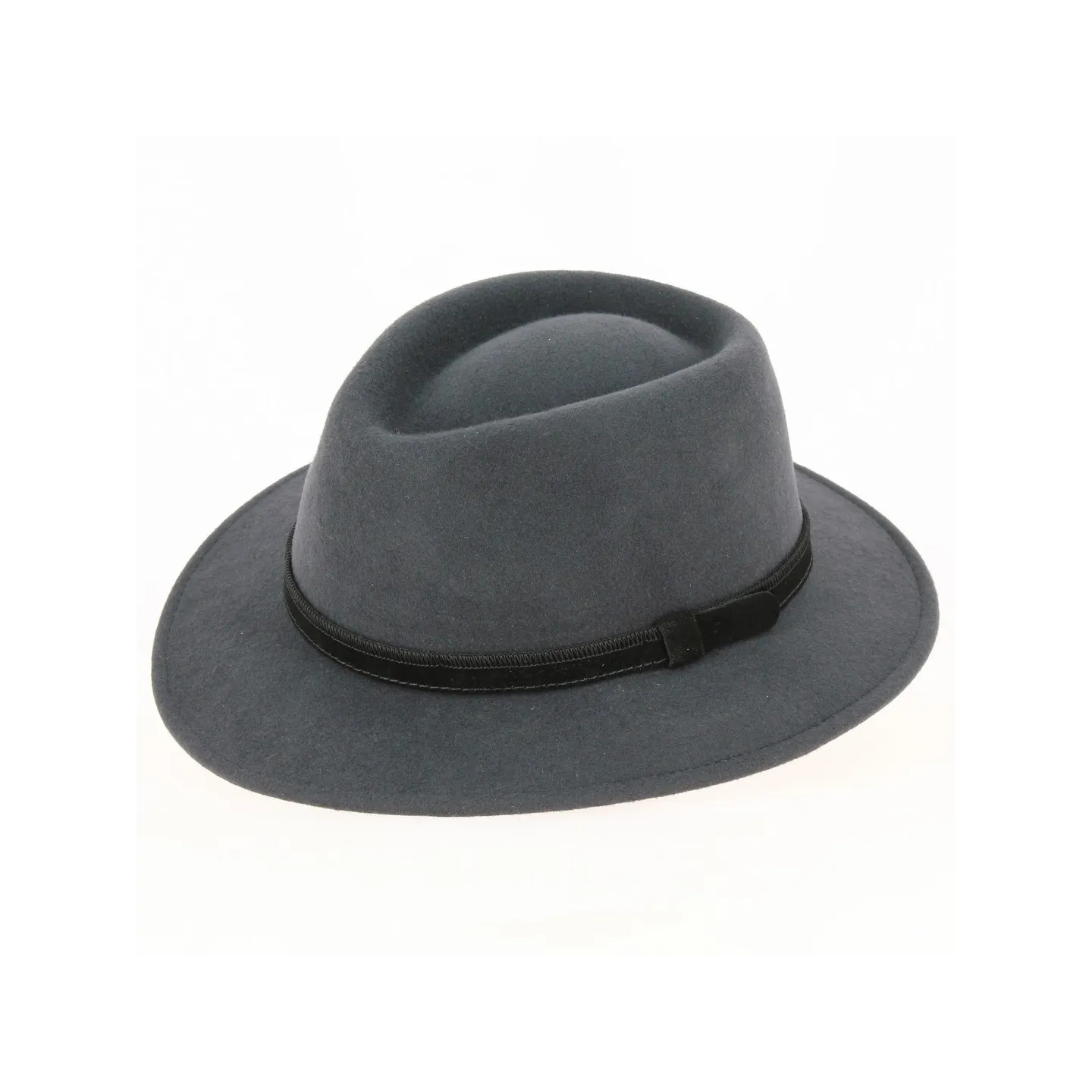 Gray Dijon Wool Felt Traveller Hat - Traclet Reference: 17361 | Traclet Hat Shop