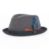 Chapeau Trilby Léon Marine - Traclet