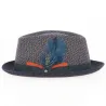 Chapeau Trilby Léon Marine - Traclet