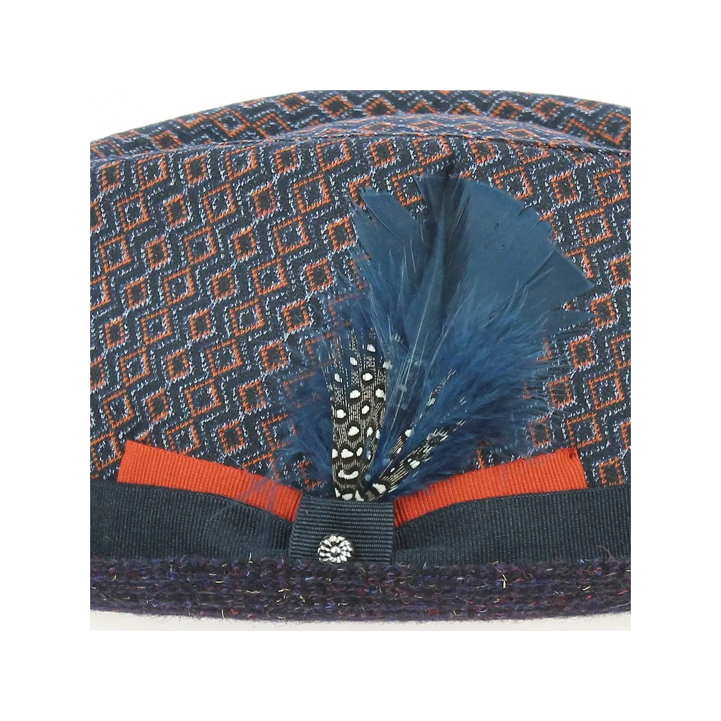 Chapeau Trilby Léon Marine - Traclet