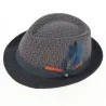 Chapeau Trilby Léon Marine - Traclet