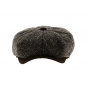 Navy Wool 8-Panel Cap - Traclet