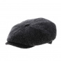 Casquette 8 côtes Anthracite Laine - Fléchet