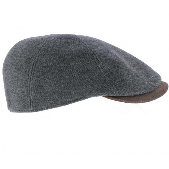 Milano Rust Wool Flat Cap - Traclet