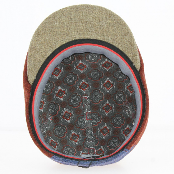 Milano Wool Rust Flat Cap - Traclet