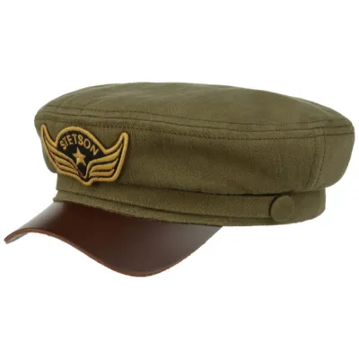 Casquette chauffeur Peabody Olive - Stetson