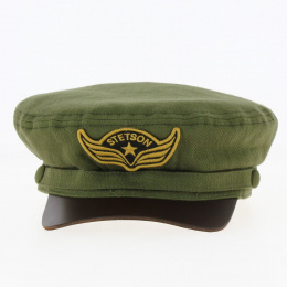 Driver cap Peabody Olive - Stetson