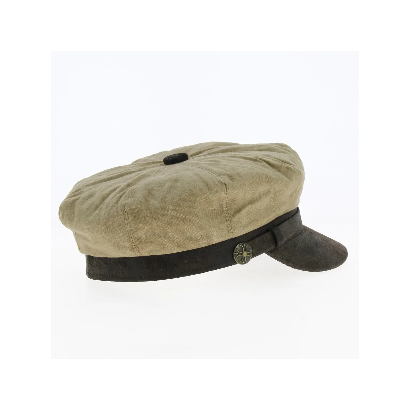 Casquette Gavroche Marlon Coton Taupe - Aussie Apparel Reference : 17372 | Chapellerie Traclet