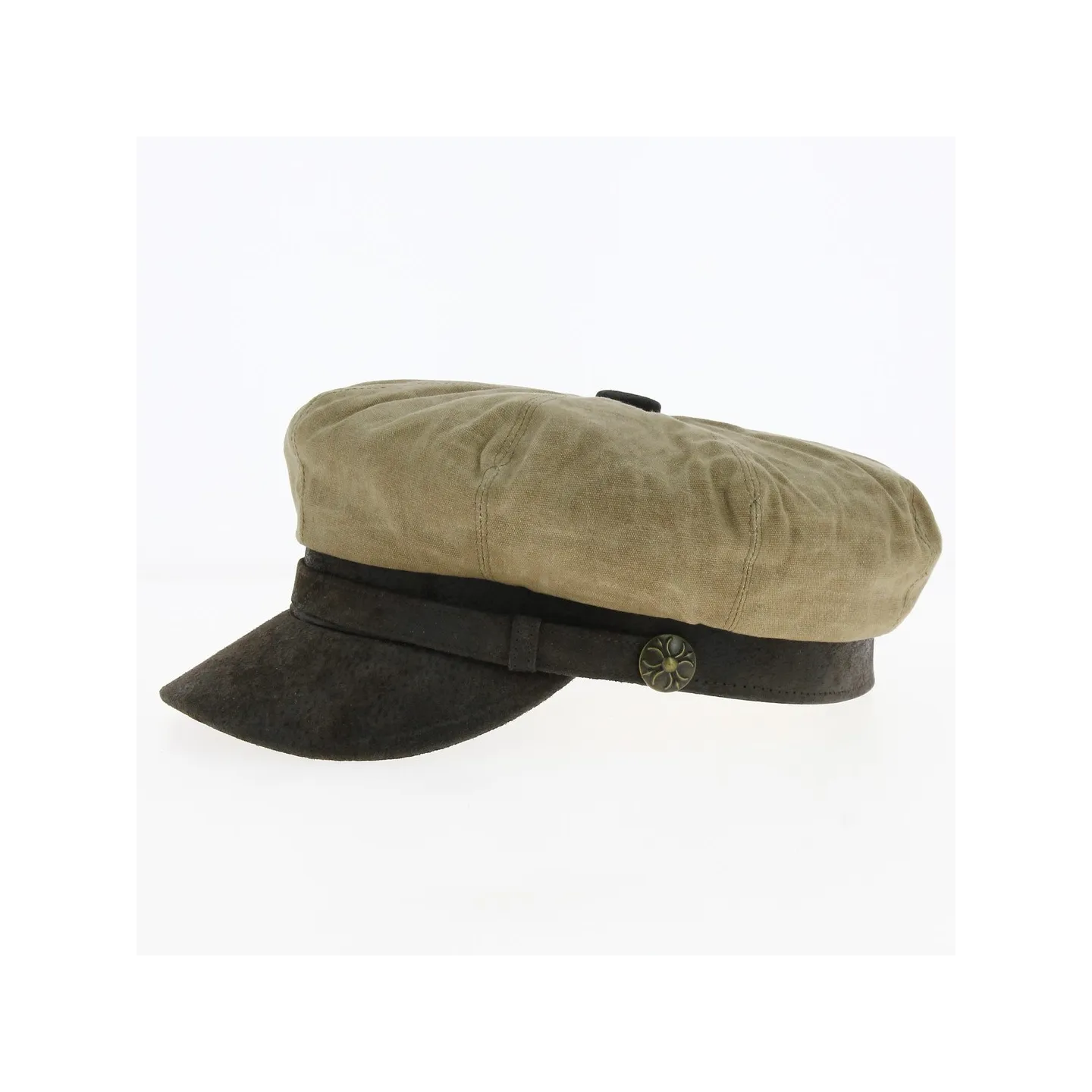 Casquette Gavroche Marlon Coton Taupe - Aussie Apparel Reference : 17372 | Chapellerie Traclet