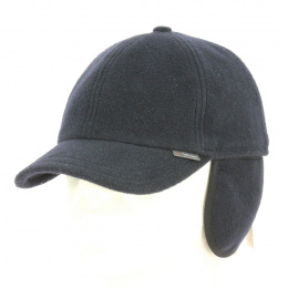 Casquette Cache-Oreilles Jockey Laine Marine - Göttmann