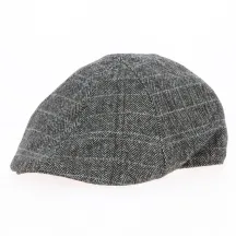 Casquette Bec de Canard chevrons noir - Traclet
