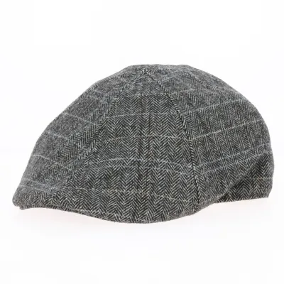 Casquette Bec de Canard chevrons noir - Traclet