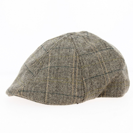 Bec de Canard brown herringbone cap - Traclet