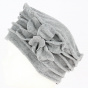 Toque Vailly Polaire Fleur light grey - Traclet