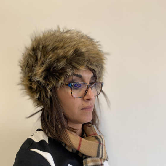 Courchevel Faux Fur Tawny Hat - Traclet
