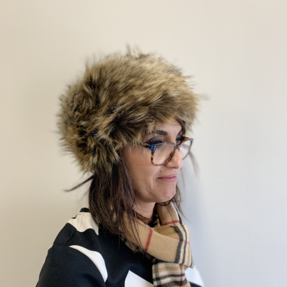 Courchevel Faux Fur Tawny Hat - Traclet
