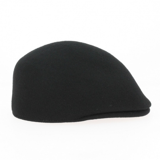 Casquette Bombée Feutre Laine Noir - Traclet