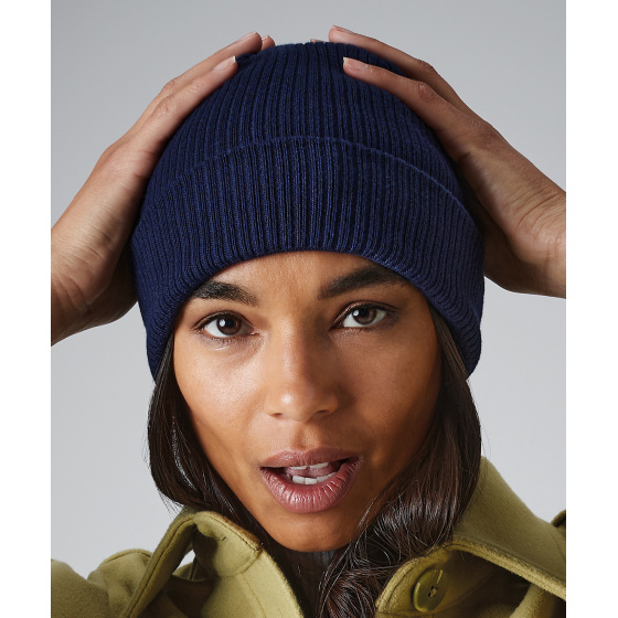 Navy Organic Cotton Beanie - Traclet