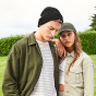 Grey organic cotton hat - Traclet