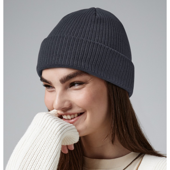 Grey Organic Cotton Beanie - Traclet