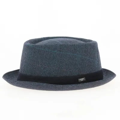 Chapeau Porkpie / Trilby Bleu - Guerra