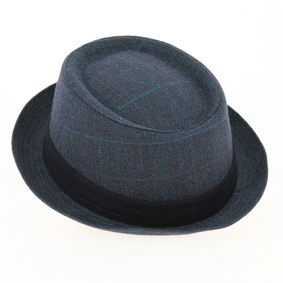 Porkpie hat / Trilby Blue - Guerra Porkpie hat / Trilby Blue - Guerra