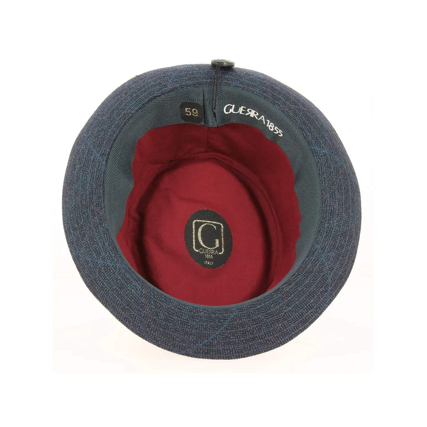 intérieure Chapeau Porkpie / Trilby Bleu - Guerra