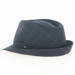 Blue Trilby Hat - Guerra