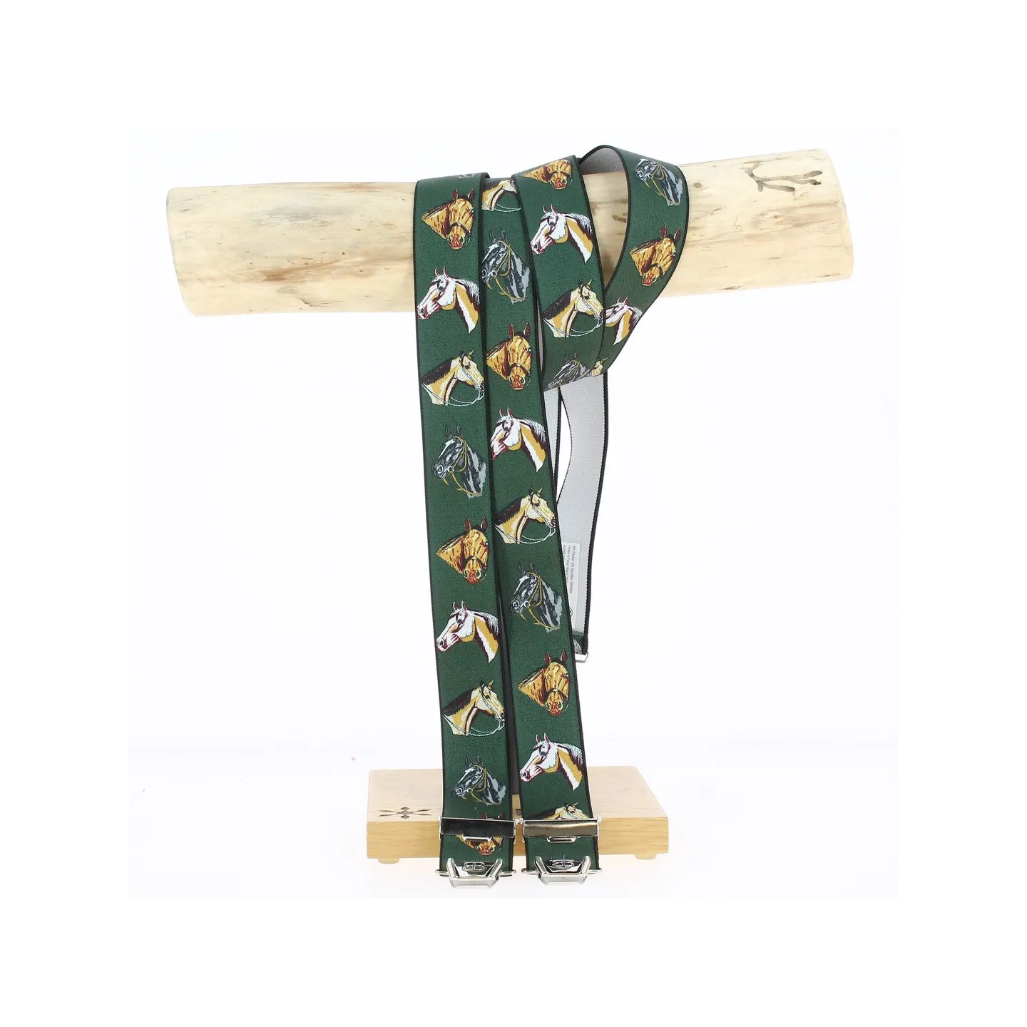 Bretelles Chevaux Vert - Traclet