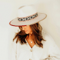 Fedora Fazenda hat White felt - Head'n Home