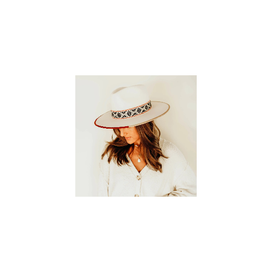 Chapeau Fedora Fazenda Feutre blanc - Head'n Home