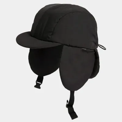 Casquette Arctic Duvet 5 panel Cache-Oreilles Noir - Tilley
