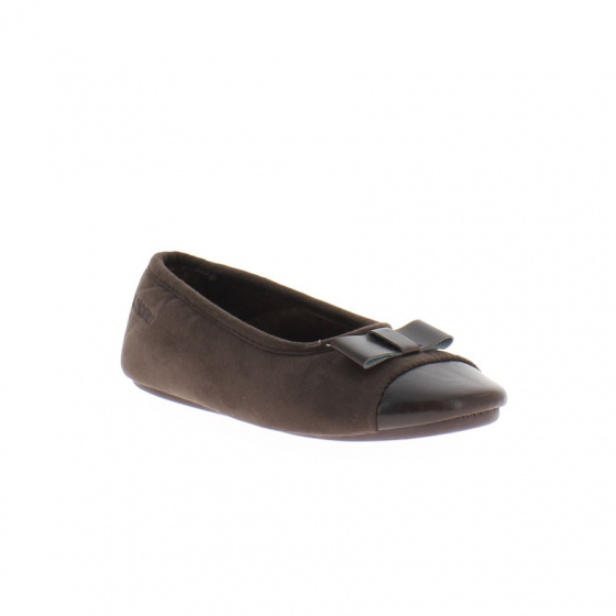 Suede ballerinas