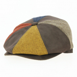 Irish cap Siena Patchwork Wool - Traclet