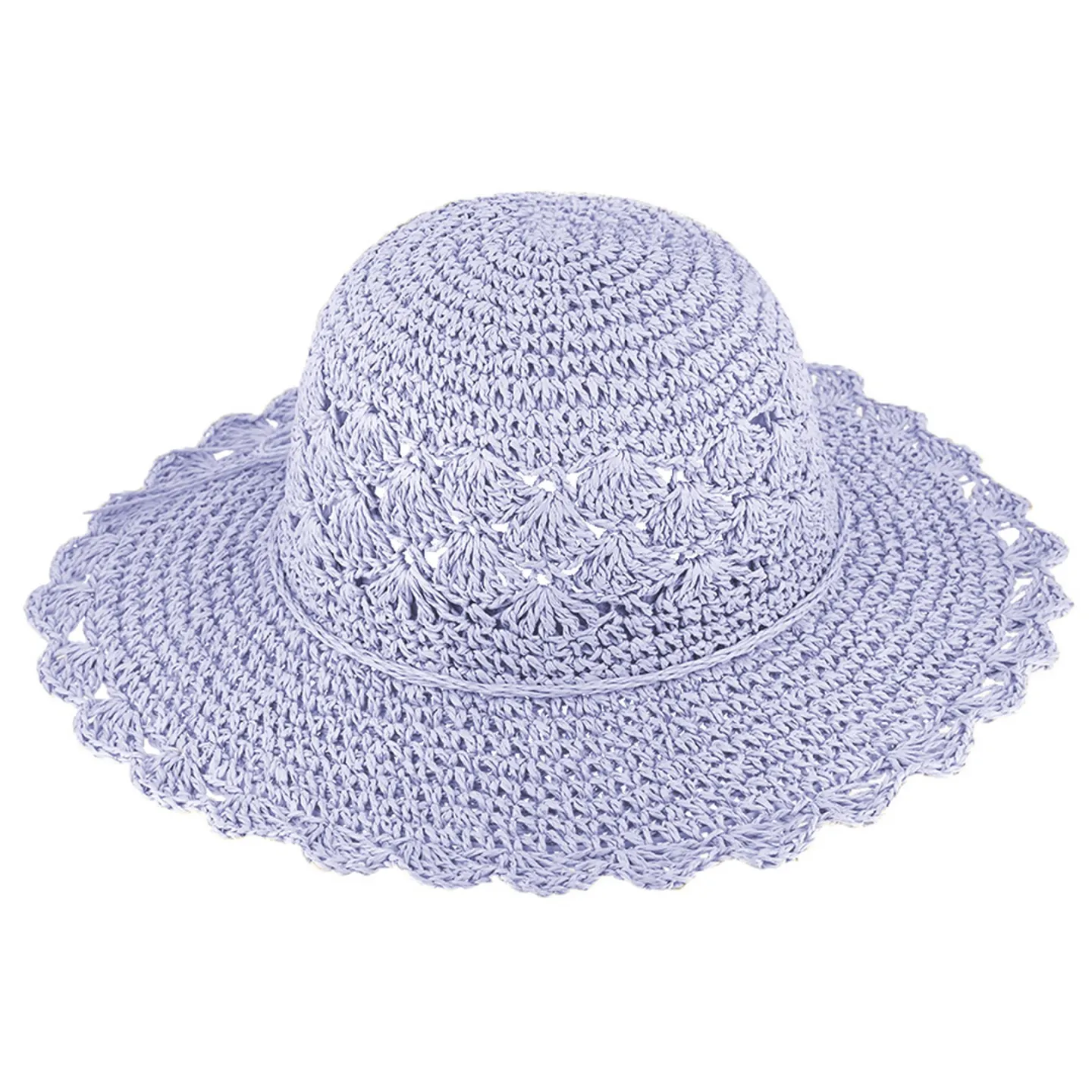 Capeline Jailly Paille Papier Violet - Traclet