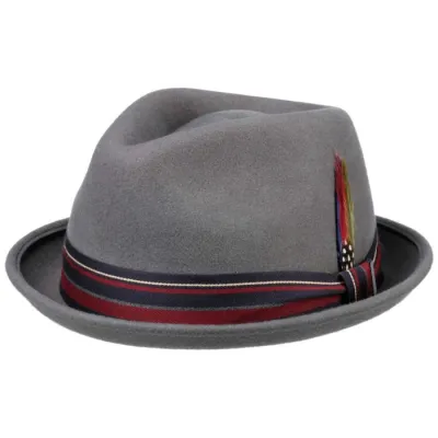 Chapeau Trilby Woolfelt Detroit Gris - stetson