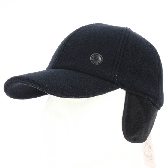 Divonne Baseball Cap Black Earflaps - Crambes