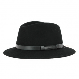 Annecy Black Waterproof Felt Hat - Traclet